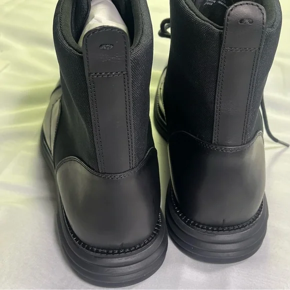 Cole Haan Ten Year Anniversary Ed. New Black Men's Lace Lightweight 12M Boots - Picture 9 of 10